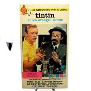 Tintin Et Les Oranges Bleues (VHS)(French) Tested